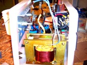 Inside of a REFURBISHED brush plating rectifier for selective plating