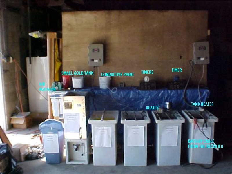 Plating rectifiers and tanks for copper, nickel. chrome plating